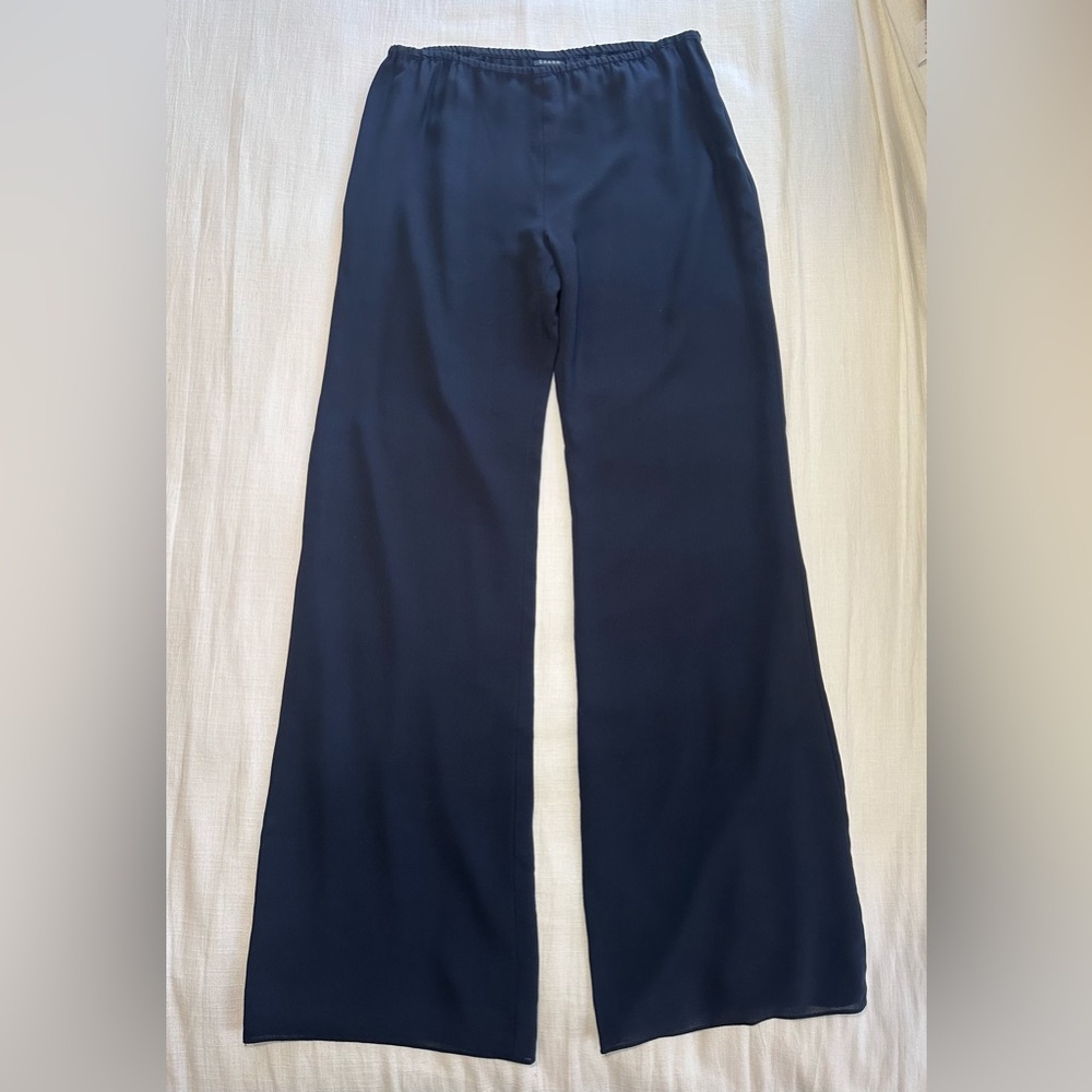 Peter Cohen Elasticated-Waistband Wide Leg Trousers